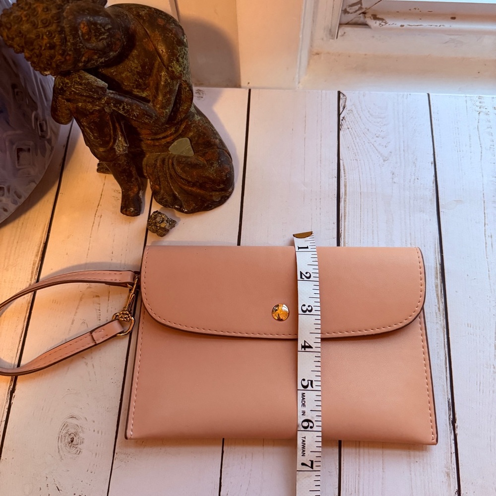 Stella McCartney | Dusty Pink Vegan Leather Wristlet/Clutch - Picture 10 of 10